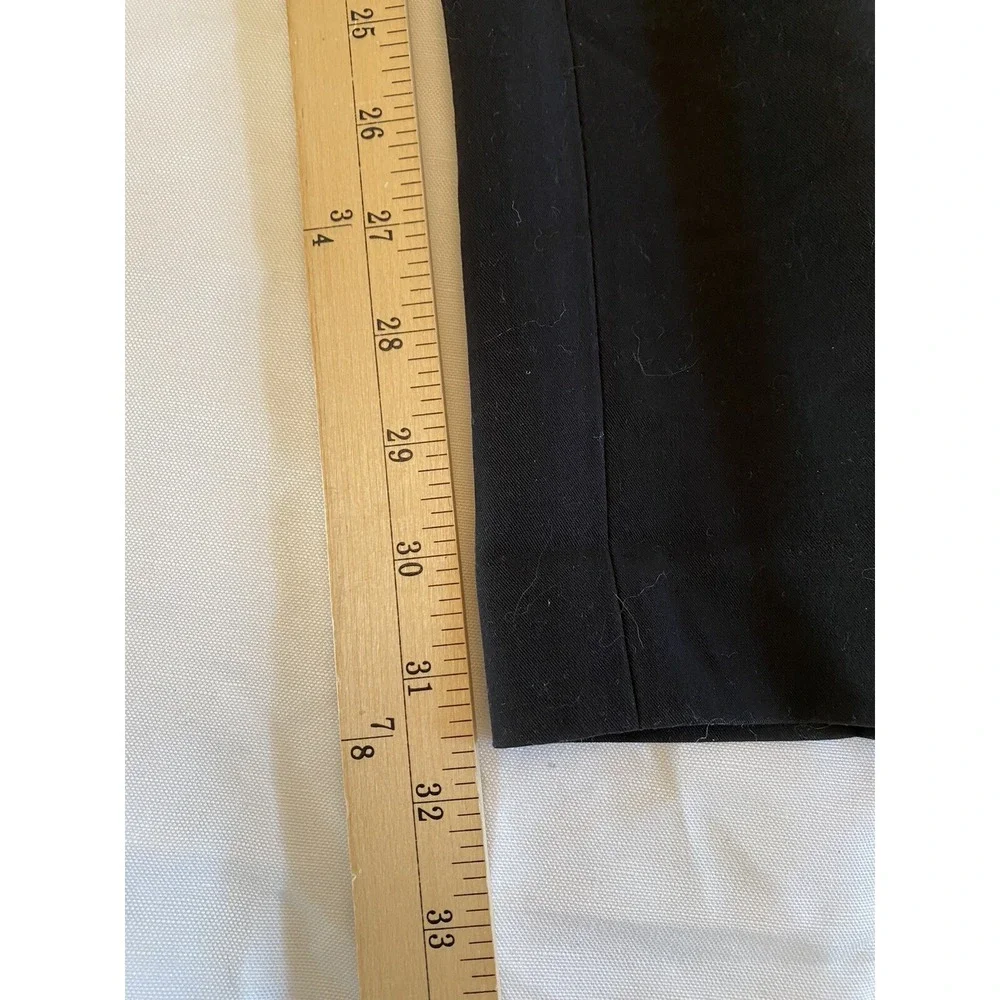 New Directions Pants‎ Womens 6 31x31.5 Black Classic Minimalist Office Capsule
